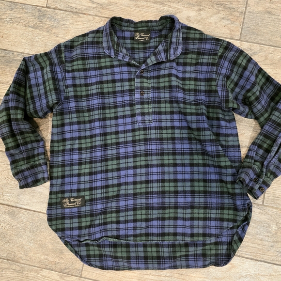 the vermont flannel company Tops - The Vermont Flannel Company Tunic Womens Top Shirt Sz XS Small Oversized